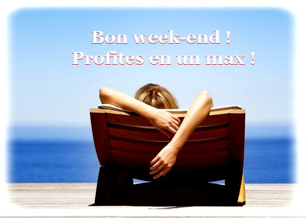 Message bon weekend