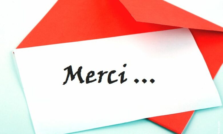 SMS pour dire merci
