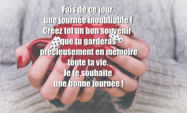 SMS pour souhaiter une bonne journée