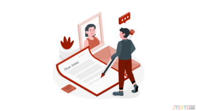 Lettre d'amour avec un texte pour dire je t'aime