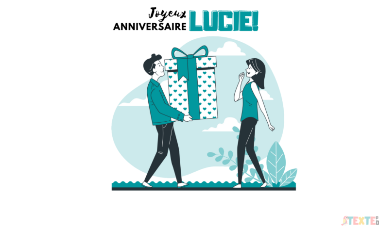 joyeux anniversaire Lucie