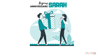 souhaiter à Sarah joyeux anniversaire