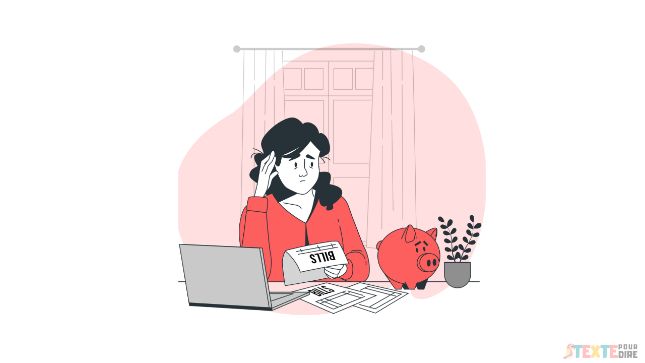 Texte et sms pour rappel et demande de paiement - Texte Touchant