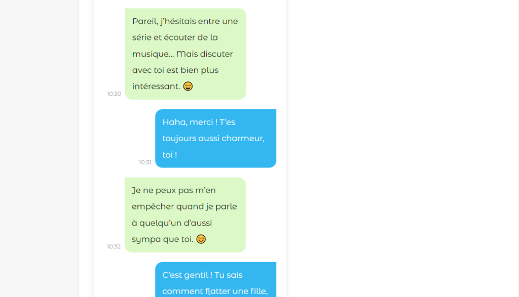 discussion sur WhatsApp pour draguer une fille