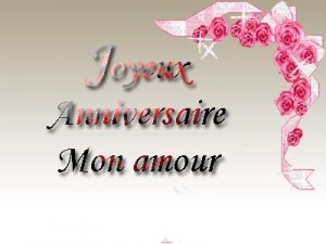 Carte anniversaire amour