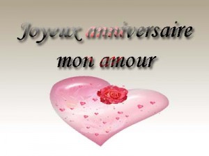 Carte anniversaire amour