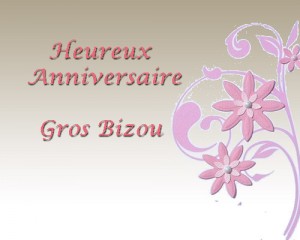 Modèle carte d'anniversaire