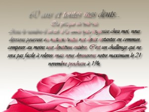 Carte invitation anniversaire 60 ans