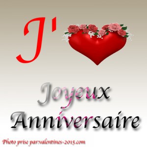 Joyeux aniversaire mon chéri