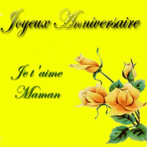 Carte anniversaire maman