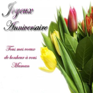 Carte anniversaire maman