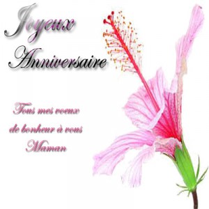 Carte anniversaire maman