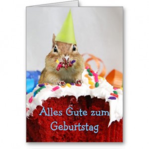 Carte d'anniversaire en allemand2