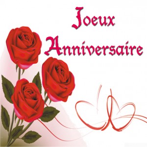 Carte fleur anniversaire