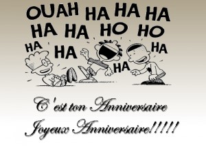 Carte anniversaire humoristique