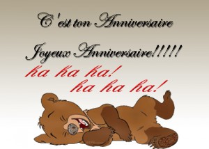 Carte anniversaire humoristique