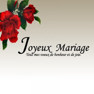 Message d'anniversaire de mariage