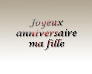 joyeux anniversaire ma fille poeme