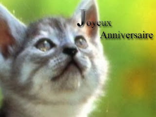 Carte d'anniversaire d'animaux