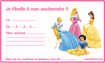 invitations anniversaire