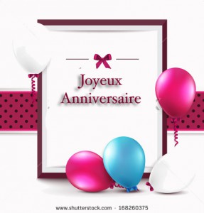 Carte joyeux anniversaire personnalisé