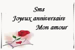 Sms joyeux anniversaire amour