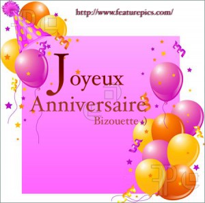 Carte joyeux anniversaire personnalisé