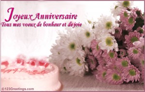 Carte joyeux anniversaire à imprimer gratuitement