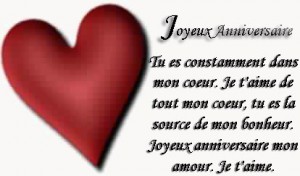 Carte d'anniversaire pour mon mari