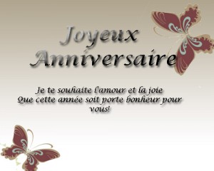 Modèle carte d'anniversaire