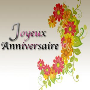 Joyeux aniversaire mon chéri