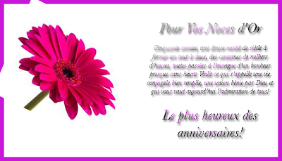 Carte d'anniversaire de mariage