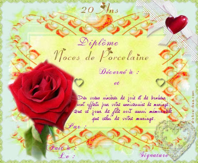 Carte d'anniversaire de mariage