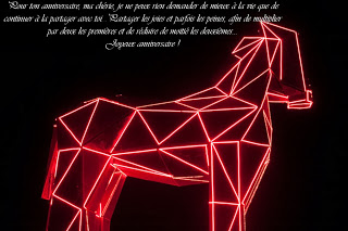 Carte d'anniversaire cheval à imprimer