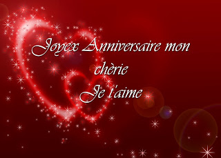 Sms d'anniversaire a son cheri