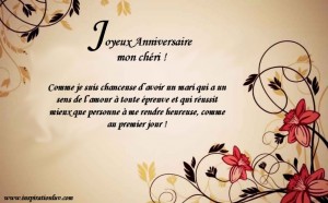 Carte d'anniversaire pour mon mari