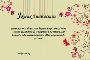 Carte d'anniversaire pour mon mari