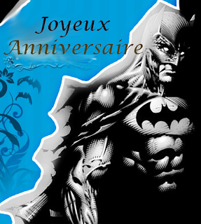 Carte d'anniversaire batman