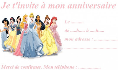 invitations anniversaire