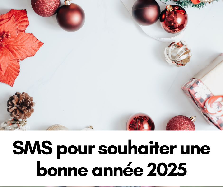 SMS pour souhaiter une bonne année 2025